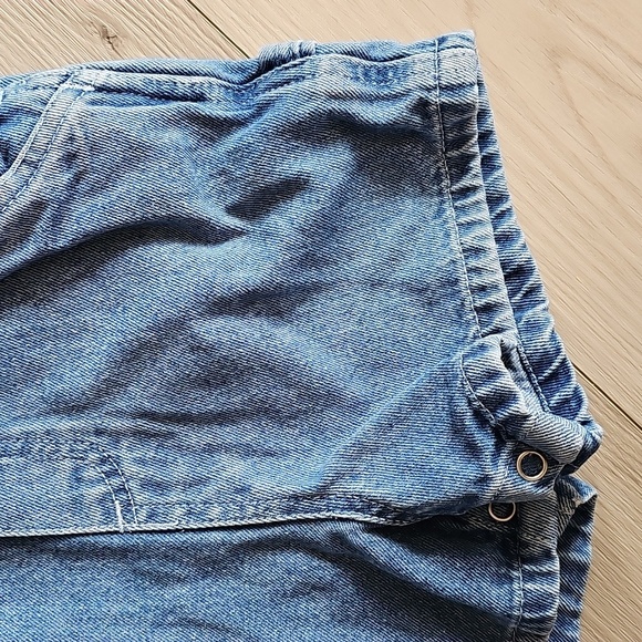 Vintage Mini Sports Denim Short Overalls, 24 Months - Picture 6 of 10